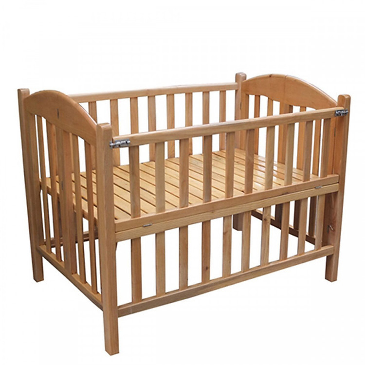 Cũi Gỗ Cho Bé 001