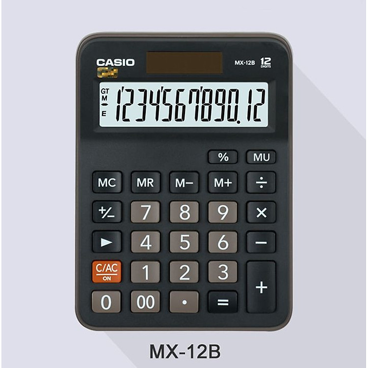 Máy Tính Cỡ Nhỏ Casio MX-12B – Đen