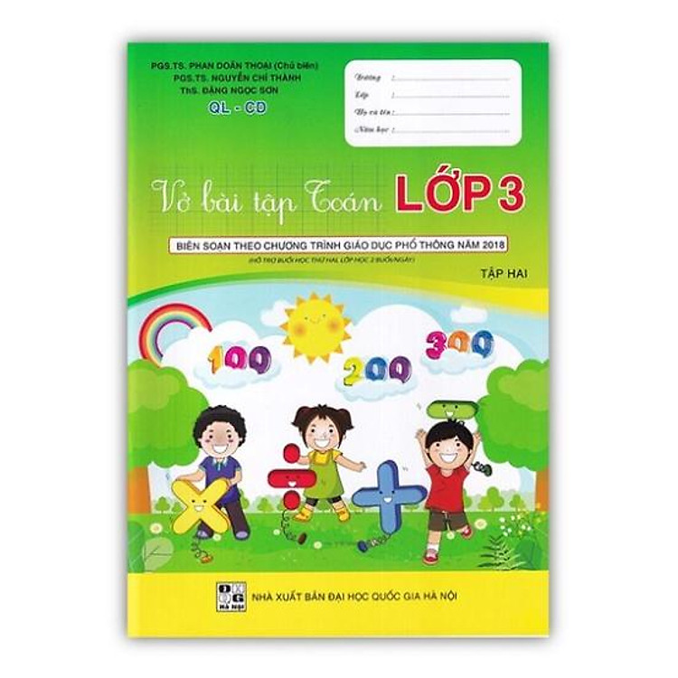 Vở Bài Tập Toán Lớp 3 – Tập 2 (Cánh Diều)