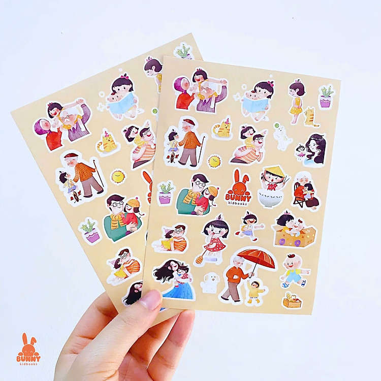 Sticker Gia Đình Dễ Thương Cho Bé - Ảnh 3