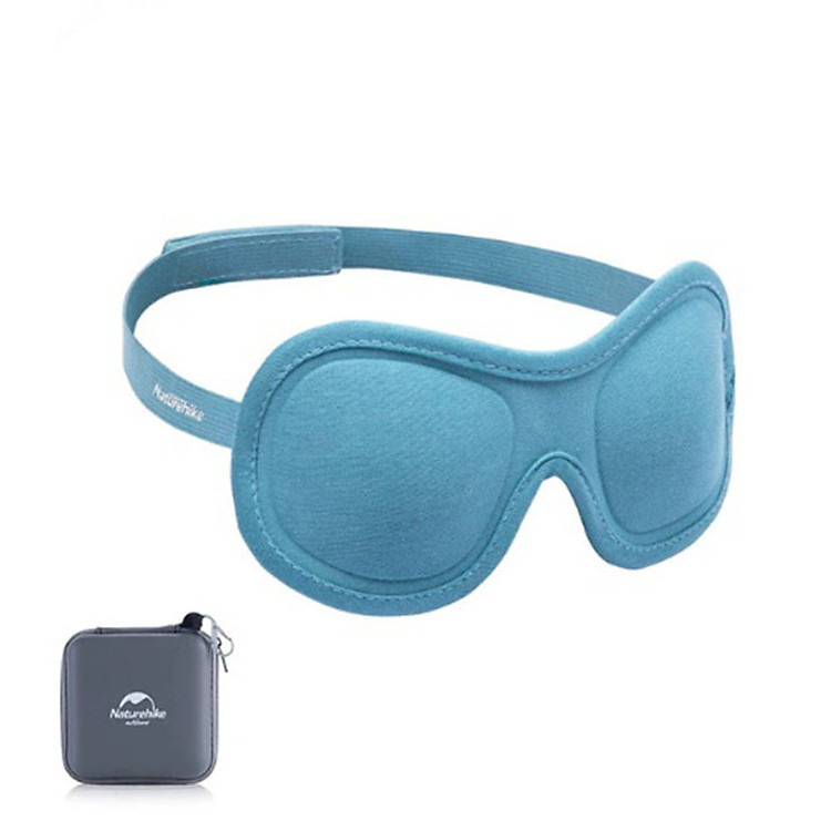 Bịt Mắt Ngủ Siêu Mềm Êm Ái Siêu Nhẹ Che Ánh Sáng Tối Đa cho Nghỉ Trưa Văn Phòng Du Lịch Đi Tàu Xe NatureHike NH18Y013-Z