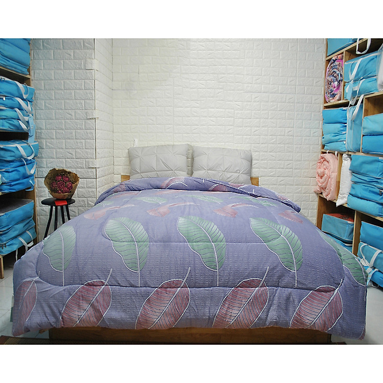 Chăn Lông Thỏ Queen Luxury Kyoryo Lá Thu