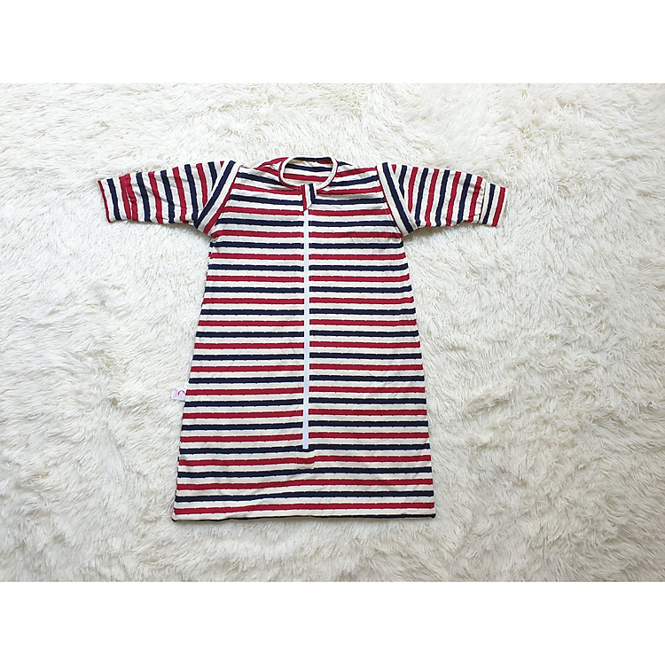 Túi ngủ cho bé dùng hè thu - Vải cotton co giãn 4 chiều mềm mát