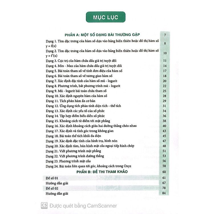 PENBOOK - Luyện đề thi tốt nghiệp THPT môn Toán - Ảnh 5