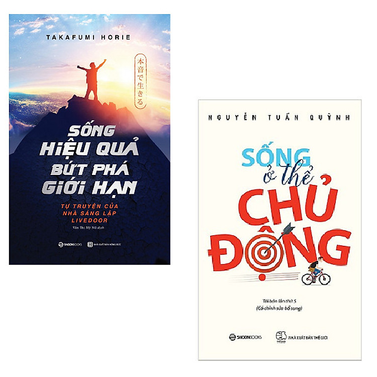 Bộ 2 cuốn: Sống Ở Thể Chủ Động - Sống Hiệu Quả, Bứt Phá Giới Hạn