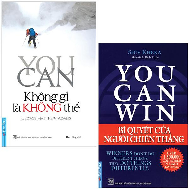 Combo Sách You Can - Không Gì Là Không Thể + You Can Win - Bí Quyết Người Chiến Thắng (Bộ 2 Cuốn)