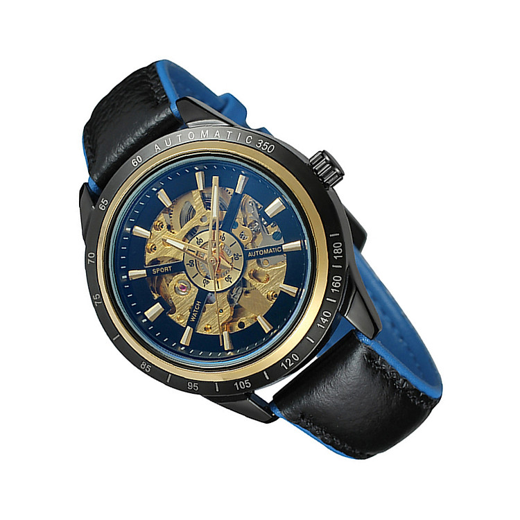 Đồng Hồ Nam Cơ Lộ Máy Dây Da Đồng Hồ Cơ Thời Trang