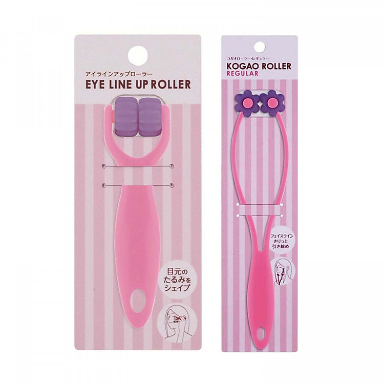 Combo Cây lăn matxa mặt + Cây lăn matxa viền mắt nội địa Nhật Bản