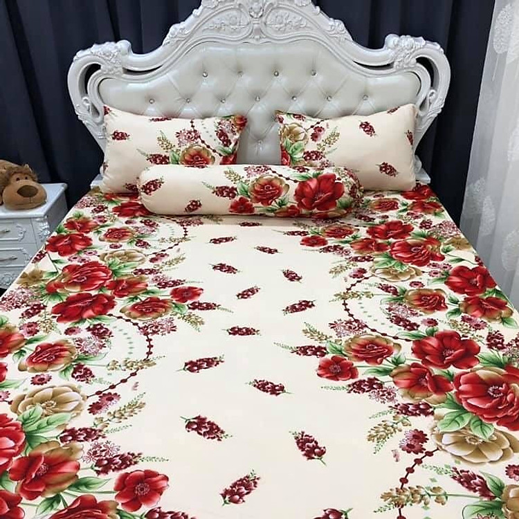 Bộ Drap Thun Lạnh Hàn Quốc CÚC ĐẠI KEM