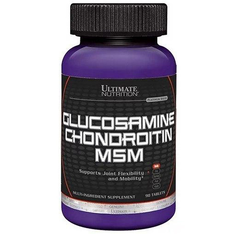 Viên Hỗ Trợ Xương Khớp Glucosamine Chondroitin MSM Ultimate Nutrition SMUN608 (90 Viên)