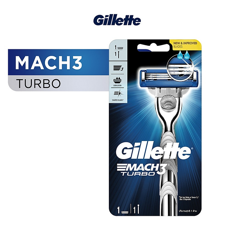 Dao Cạo Râu Gillette Mach3 Turbo
