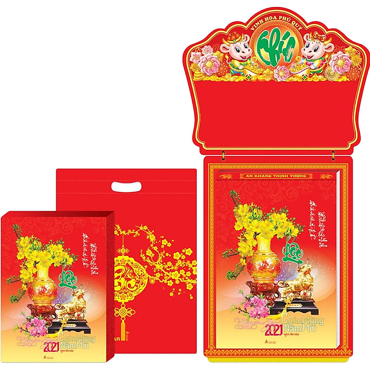 Lịch Bloc Gia Vũ Cực Đại (24x35 cm) - Hoa & Nữ Trang