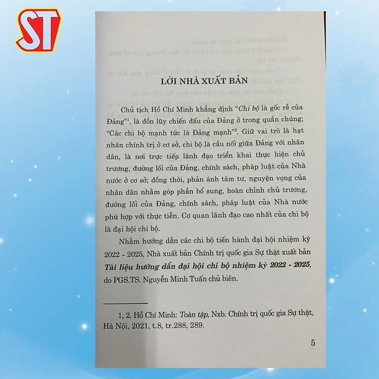 Tài Liệu Hướng Dẫn Đại Hội Chi Bộ Nhiệm Kỳ 2022 - 2025 - Ảnh 4