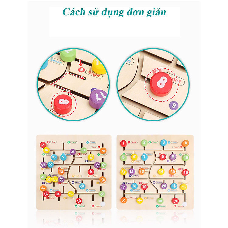 Mua Đồ Chơi Gỗ Bảng Chữ Số Montessori Chính hãng Ưu đãi - Hình ảnh 5