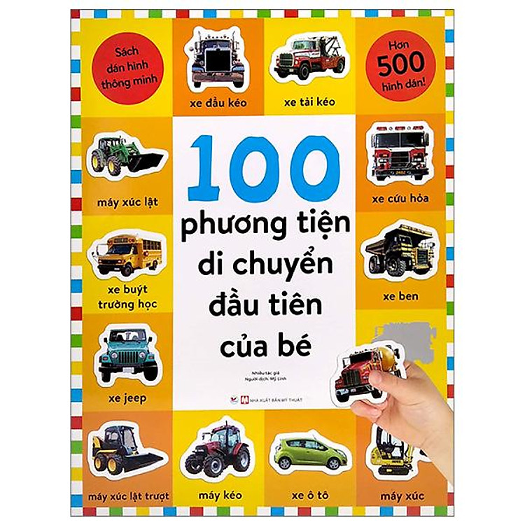 Dán Hình Thông Minh – 100 Phương Tiện Di Chuyển Đầu Tiên Của Bé