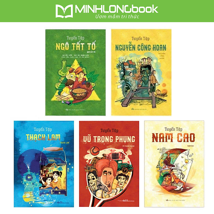 Sách: Combo 5 Cuốn Tuyển Tập Danh Tác Văn Học Việt Nam (Nam Cao + Thạch Lam + Ngô Tất Tố + Vũ Trọng Phụng + Nguyễn Công Hoan)