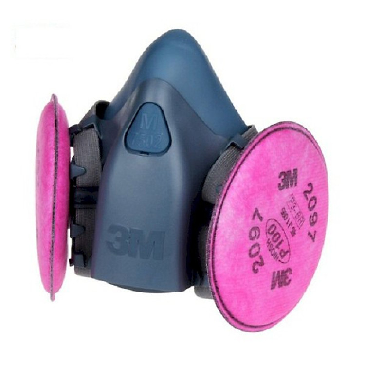 Bộ mặt nạ phòng độc 3M 7502 kèm cặp phin lọc 2097