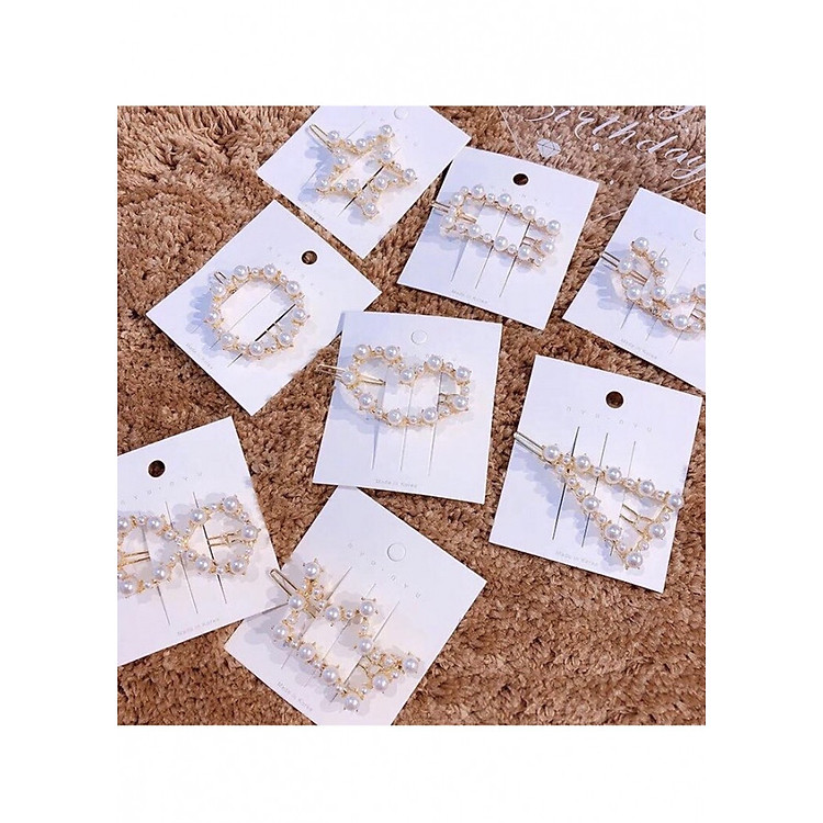 Kẹp tóc hạt châu - đa dạng kiểu dáng