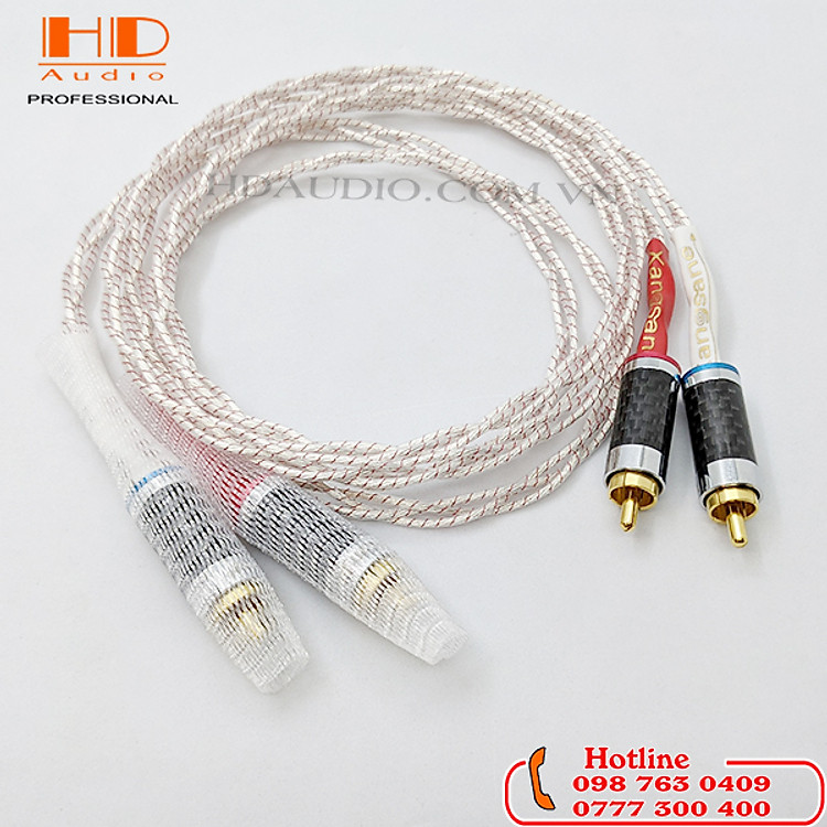 Dây AV Mạ Bạc Cao Cấp - Cho Tín Hiệu Âm Thanh Vượt Trội