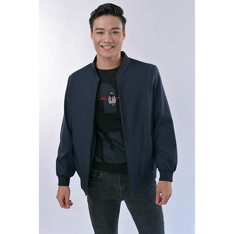 Áo Khoác Nam Baboyka Cổ 3 Phân Sang Trọng, Chất Liệu Siêu Mướt, Khóa Thân Nổi Bật.