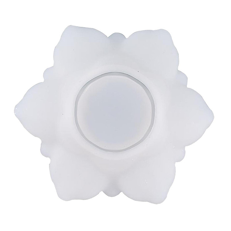 Lotus Silicone Resin Making Candle Holder Mould Epoxy Casting