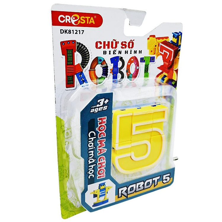 Mua Đồ Chơi Lắp Ráp Robot Chữ Số 5 Chính hãng Tiết kiệm - Hình ảnh 4