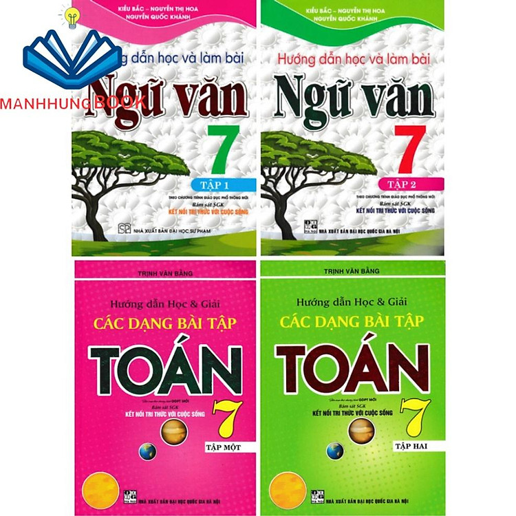 Combo Hướng Dẫn Học & Giải Các Dạng Bài Tập Toán 7 + Hướng Dẫn Học Và Làm Bài Ngữ Văn 7