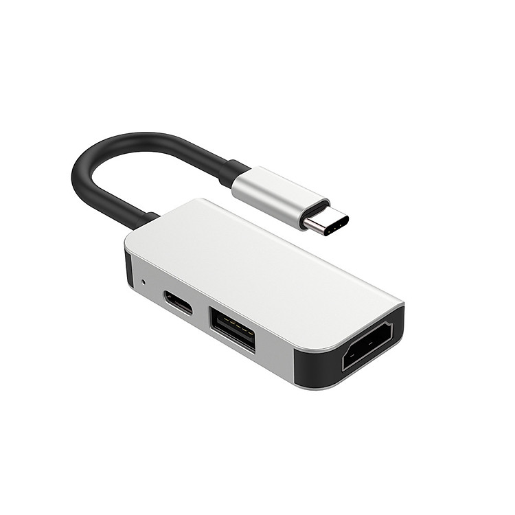 Cáp chuyển USB Type c to HDMI + USB 3.0 + USB C chất lượng cao