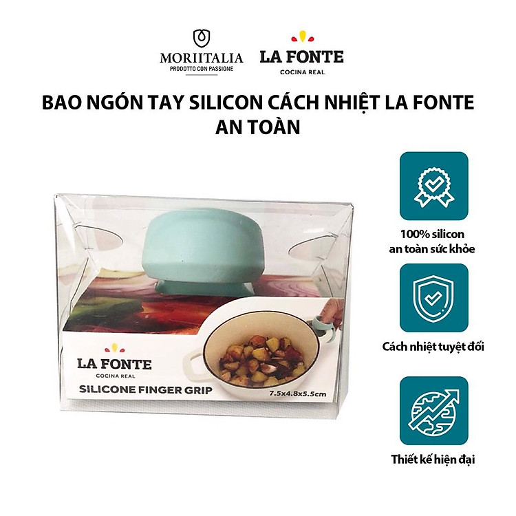 Bao ngón tay silicon cách nhiệt La Fonte an toàn 000990