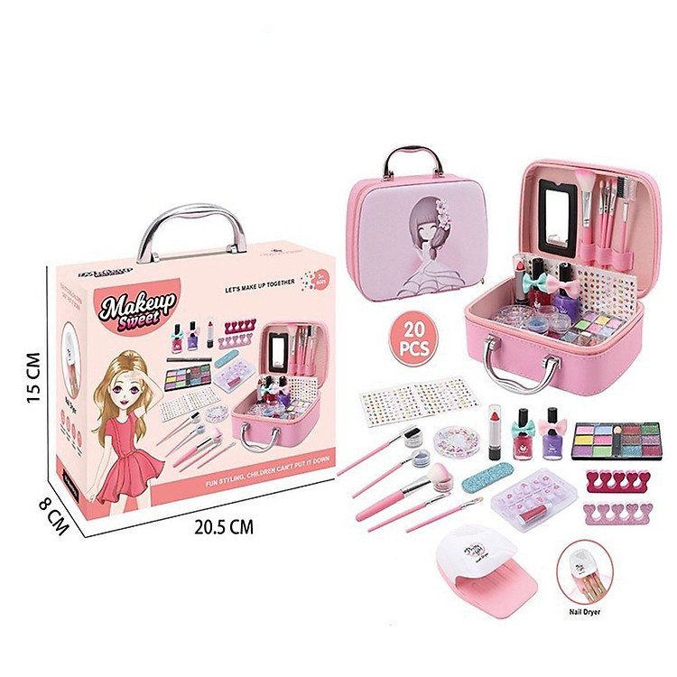 Vali trang điểm cho bé gái Chính hãng Tiết kiệm - Hình ảnh 4