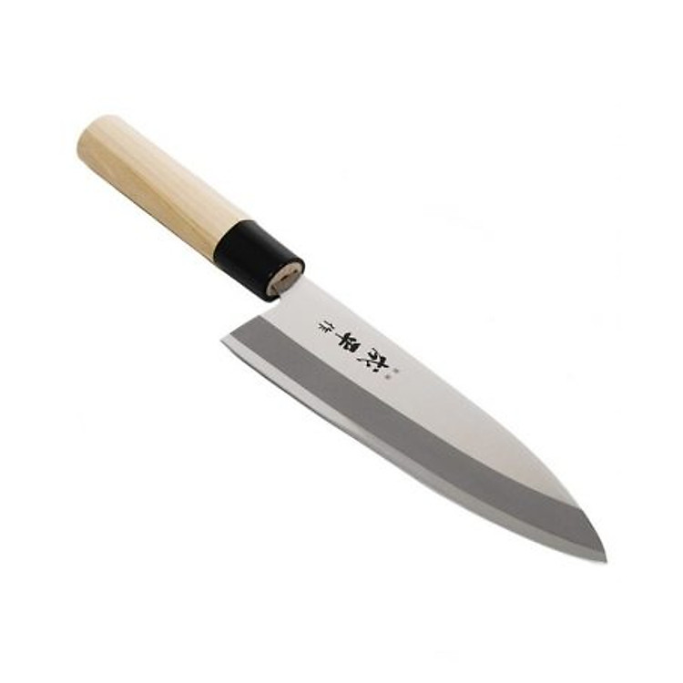 Dao thái nhà bếp cán gỗ đầu nhọn nội địa Nhật Bản