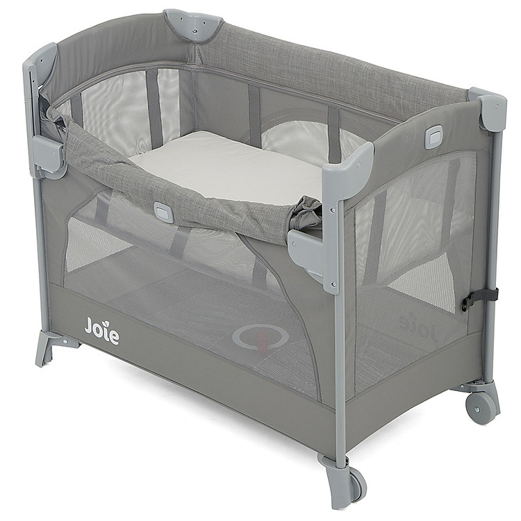 Giường Cũi Joie Kubbie Sleep Foggy Gray Chính hãng Tiết kiệm - Hình ảnh 4