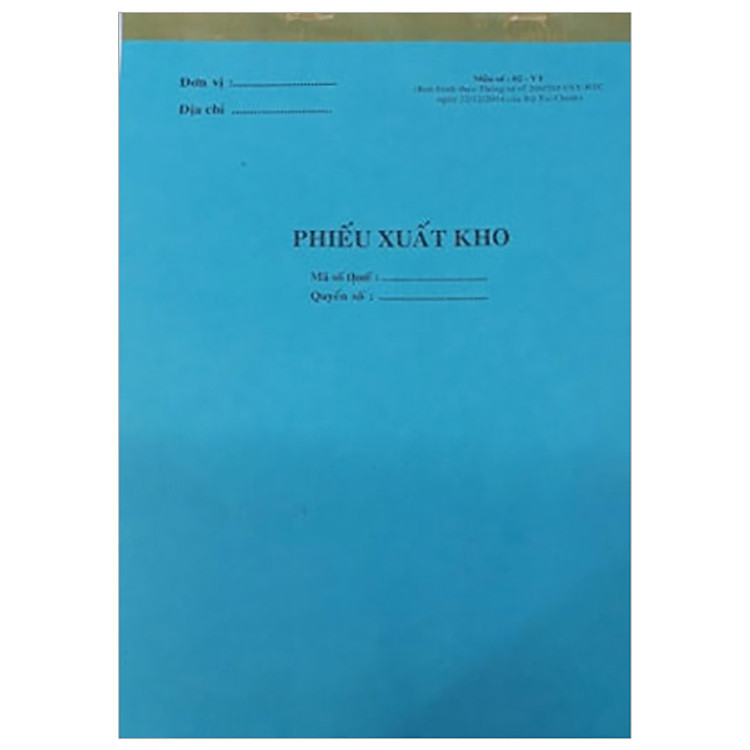 Bộ 2 Phiếu Xuất Lớn 3 Liên