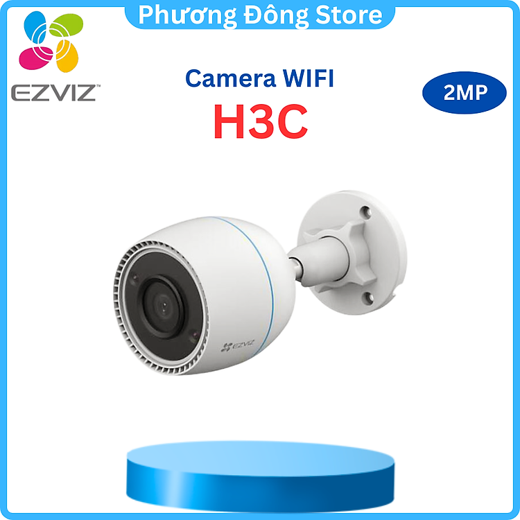 Camera Wifi EZVIZ H3C 2MP Có Màu Ban Đêm, H3C 1080P Mic thu âm - Hàng Chính Hãng