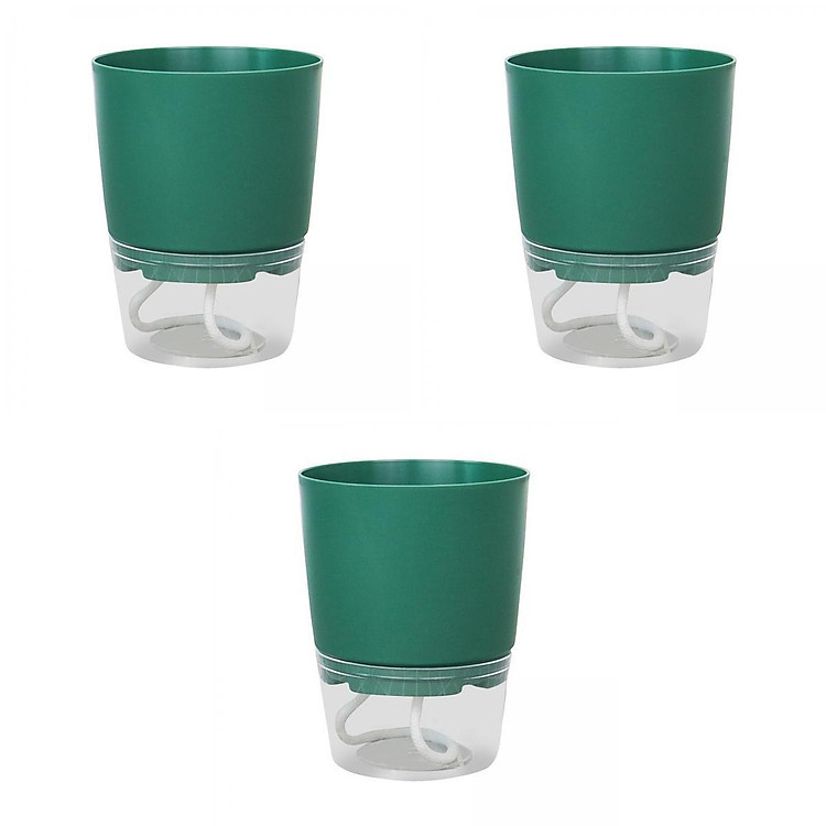 3 Pieces Durable Plant Pot Self Watering Pot African Violet Pots