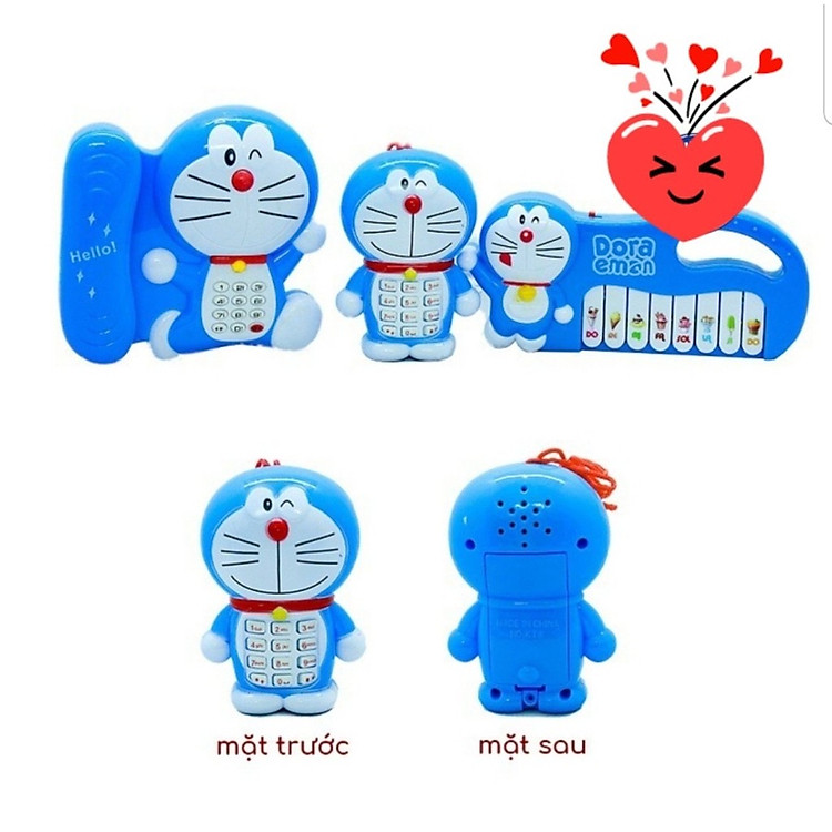 Mua Bộ 3 đồ chơi Doremon cho bé Chính hãng Tiết kiệm - Hình ảnh 3