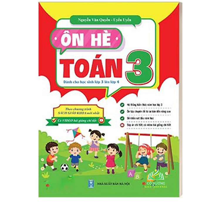 Ôn Hè Toán, Tiếng Việt và Tiếng Anh Lớp 3 – Chương Trình Mới (3 cuốn)