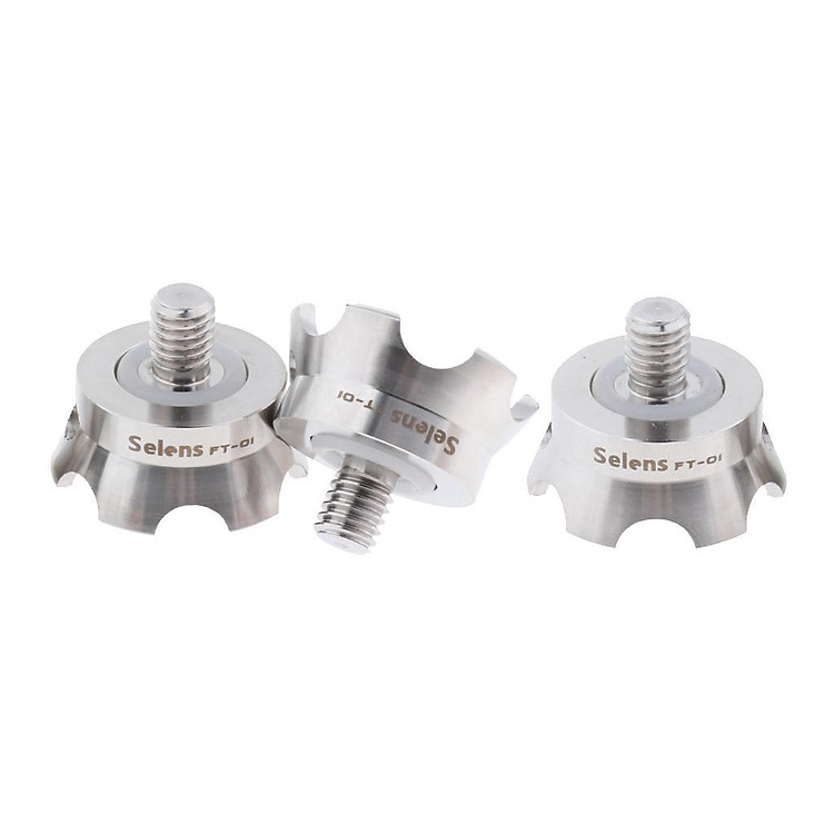 FT-01 Stainless Steel Cleat Feet, 3 Pieces for Tripods And