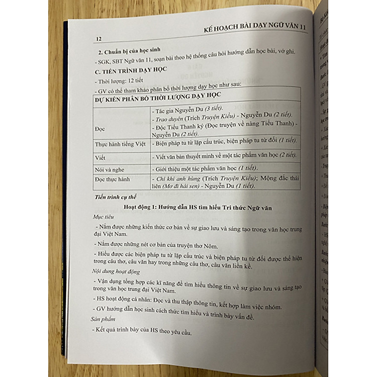 Kế hoạch bài dạy ngữ văn 11 Tập 2 - Bộ kết nối tri thức với cuộc sống - Ảnh 4