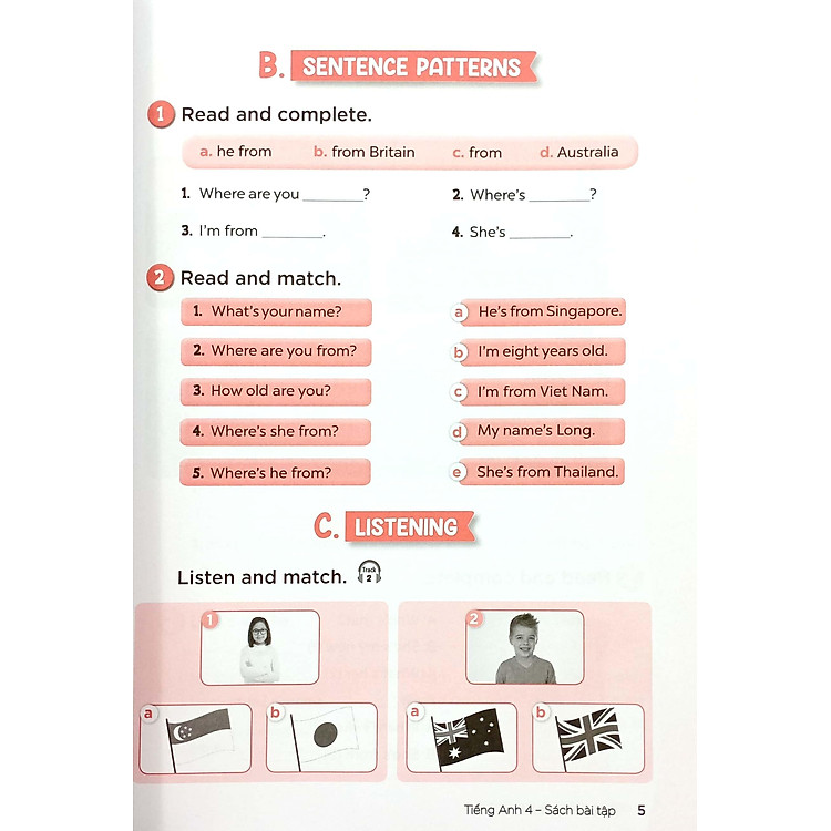 Global Success - Tiếng Anh 4 - Sách Bài Tập (2023) - Ảnh 6