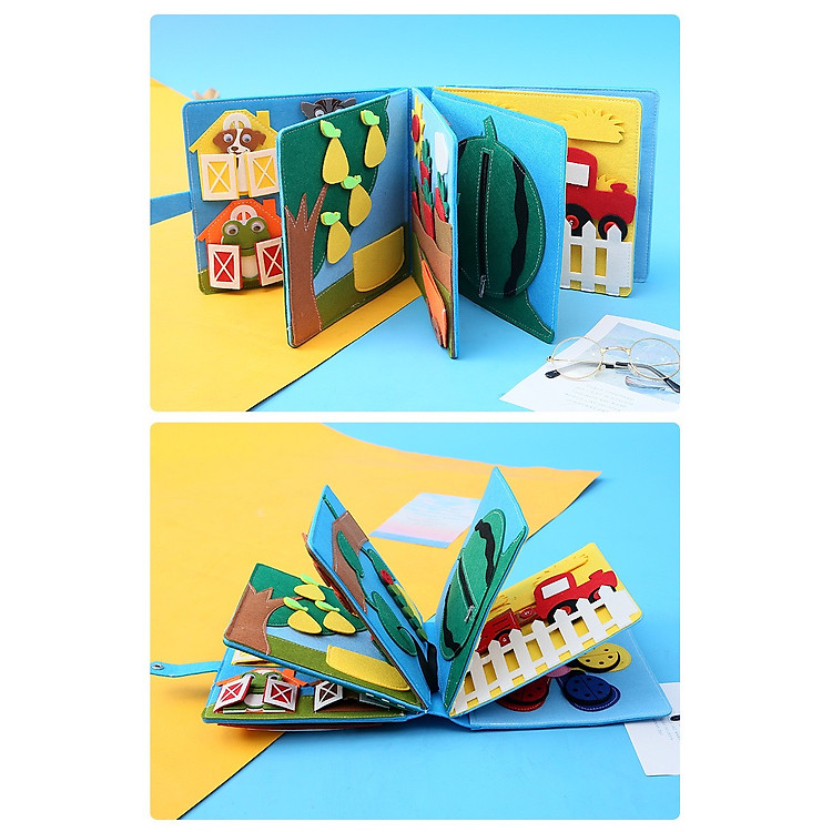 Sách bận rộn Montessori cho bé 2 tuổi Chính hãng Giá tốt - Hình ảnh 3