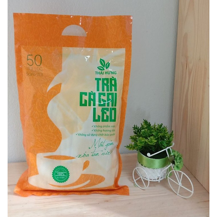 Trà Cà gai leo Thái Hưng Thải độc gan, mát gan, giải rượu - Bịch 50 túi lọc 5g