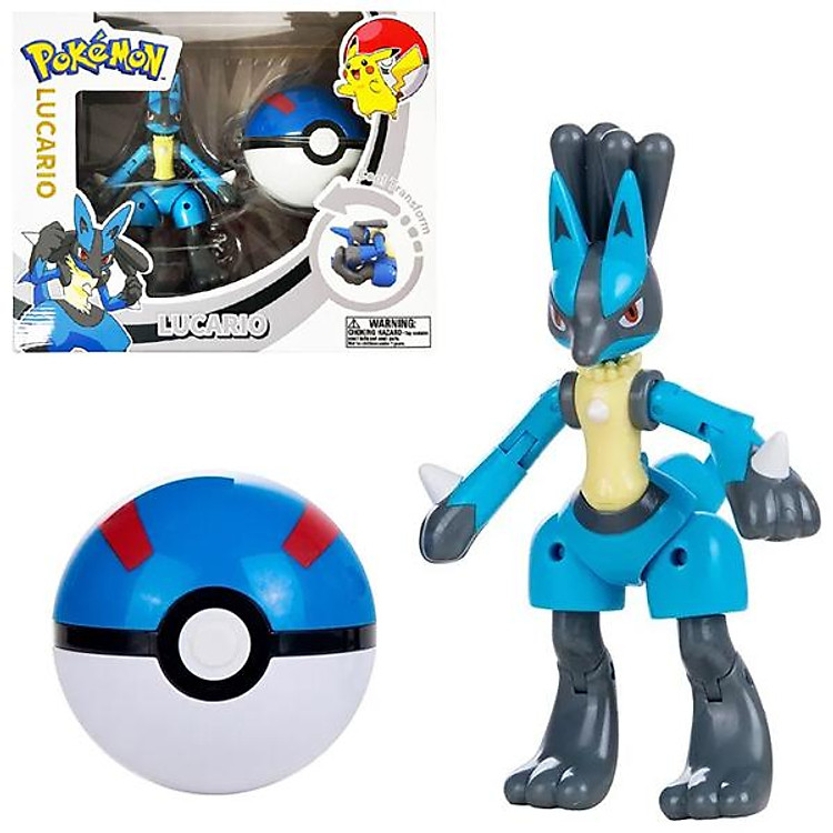 Đồ Chơi Bóng Pokemon Lucario - ZC8919E Chính hãng Tiết kiệm - Hình ảnh 2