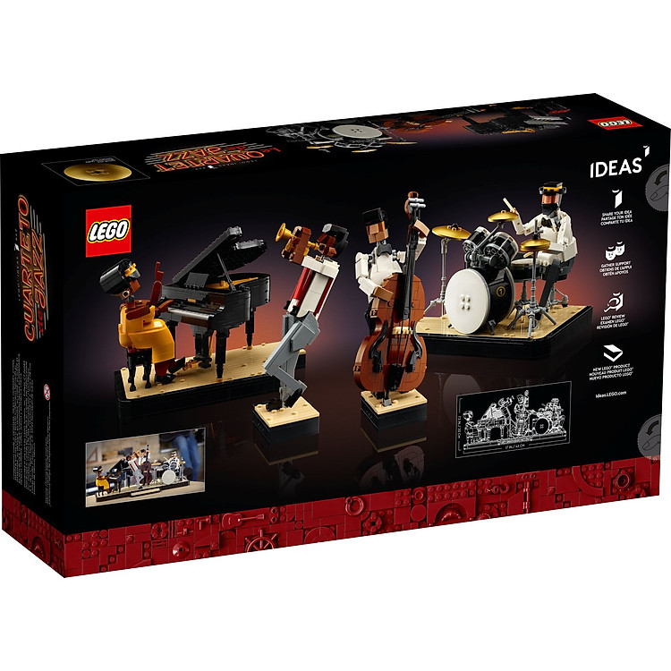 LEGO 21334 - Bộ Tứ Jazz 1606 chi tiết Chính hãng Tiết kiệm - Hình ảnh 3