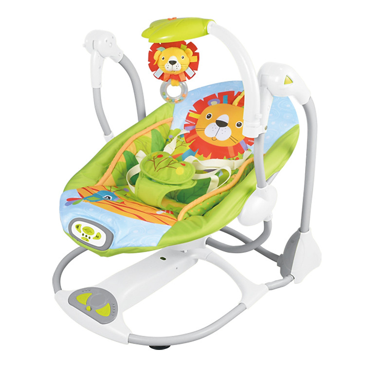 Ghế Xích Đu Nôi Rung Nôi Đưa Tự Động Cao Cấp Có Nhạc Cho Bé Konig Kids KK63566G