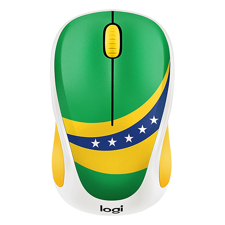 Chuột Không Dây Logitech M238 Fan Collection (Brazil) - Hàng Chính Hãng