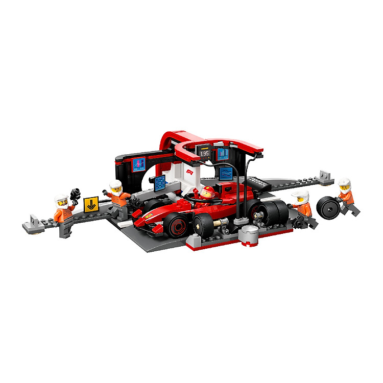 LEGO CITY 60443 Trạm Bảo Dưỡng Xe F1 Chính hãng Giá tốt - Hình ảnh 3