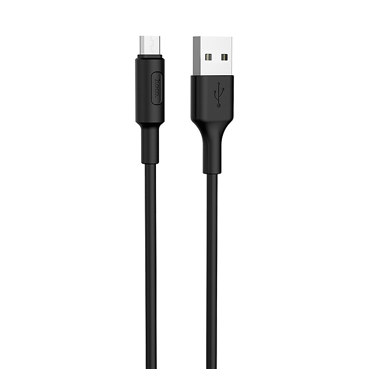 Cáp sạc nhanh Micro USB Hoco, hỗ trợ sạc nhanh 2A, chất liệu TPE siêu bền, hạn chế rối, dài 100cm dành cho Samsung, Huawei, Xiaomi, Oppo, Sony, X25 - Hàng chính hãng