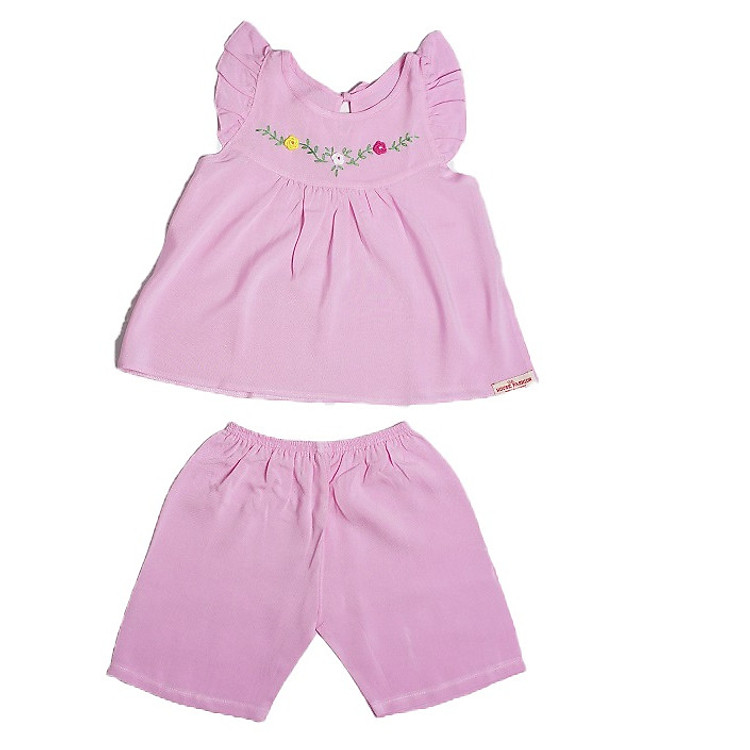 Bộ tay ngắn - quần ngắn TOL Thêu tay