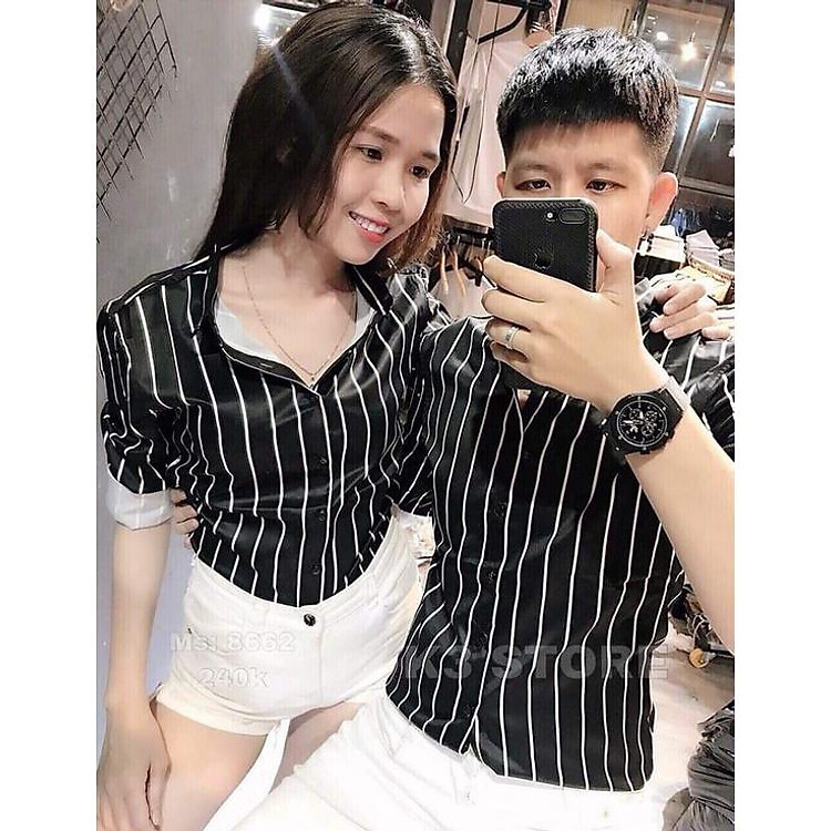 SP : Áo Sơ Mi Nam Họa Tiết Phối LoGo Sang Trọng